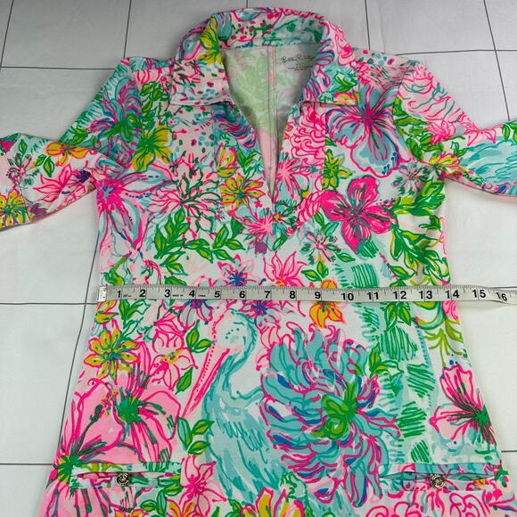 Lilly Pulitzer Dress Women XXS Pink Multi Quincey Shell of a Party Preppy Resort - Picture 8 of 10